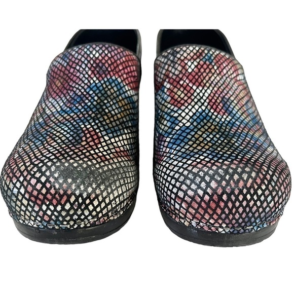 Sanita Pro Floral Ohana Comfort Professional Clog Mosaic Metallic Floral Sz 7.5 - Picture 4 of 10